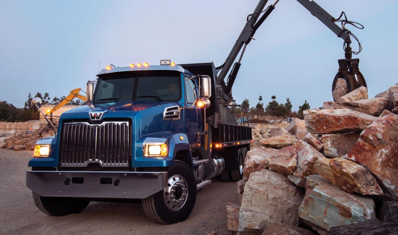 Western Star Truck at a Rock Quarry