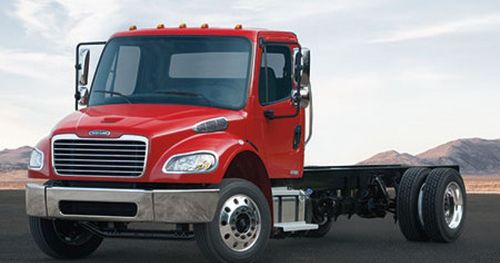 Front of a Freightliner M2 106