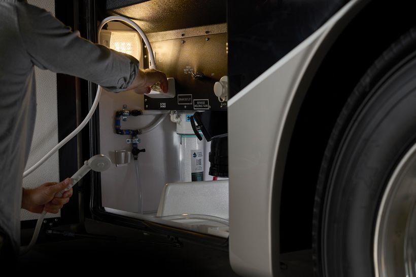 Water bay beneath the 2026 Grand Star