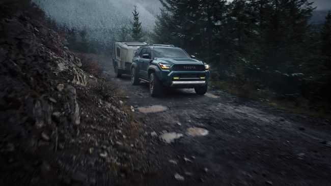 Toyota 4Runner in a mountain area