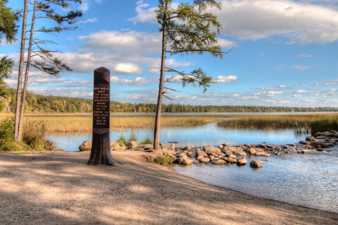 Mississippi River Headwaters in Itasca State Park, Minnesota