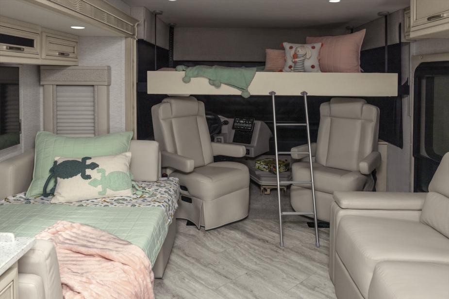 Interior view of beds in the Bay Star Sport
