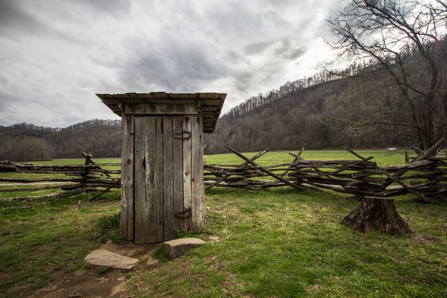 Old outhouse