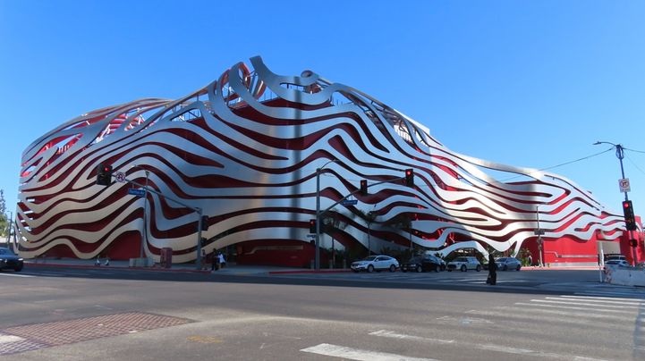 Exterior of the Peterson Automotive Museum