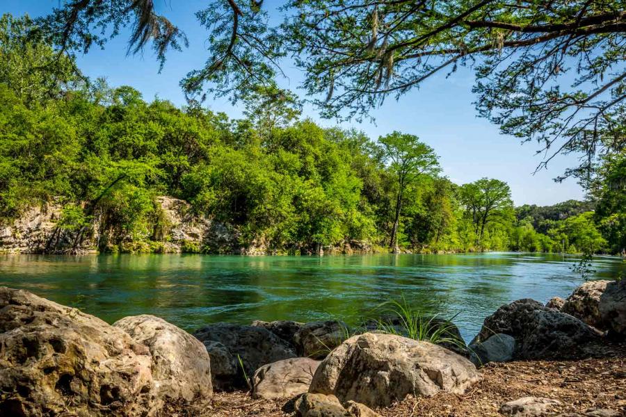 Guadalupe River Near New Braunfels, Texas
