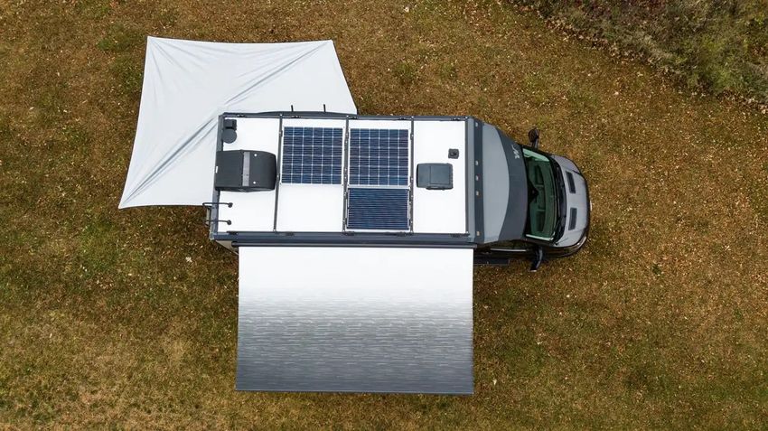 Top-down view of the Winnebago EKKO