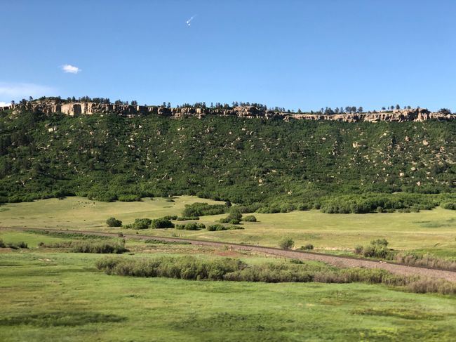 Landscape view near Larkspur, CO