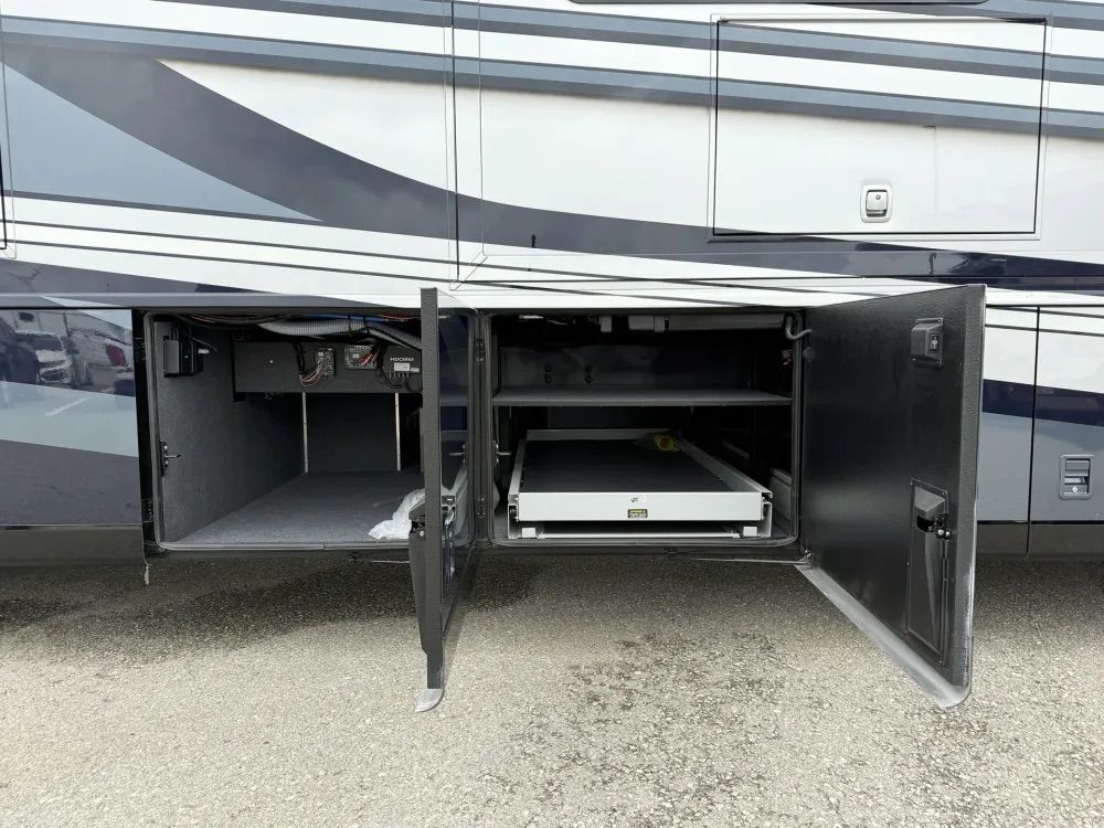 Under coach storage space