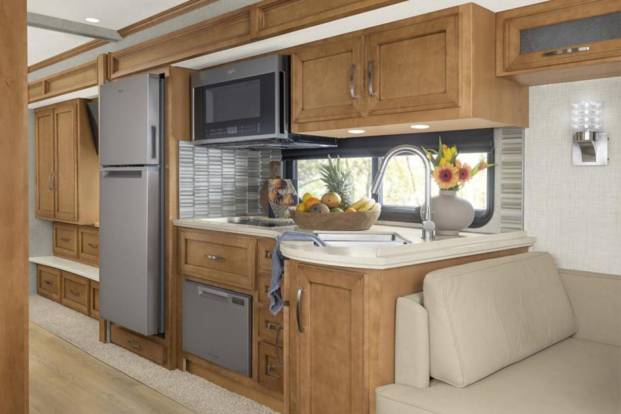 Canyon Star galley and living room view