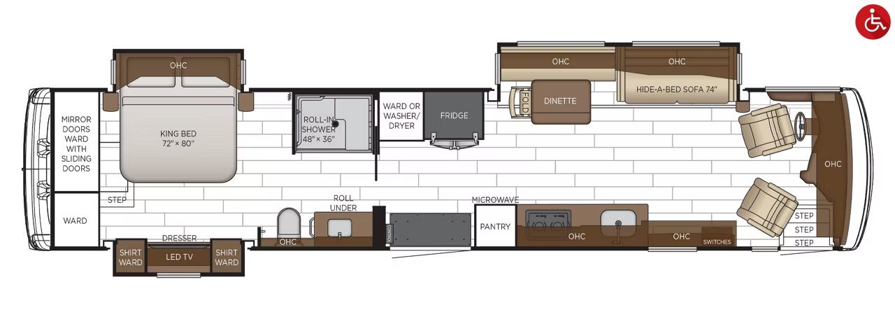Dutch Star 4311 floor plan