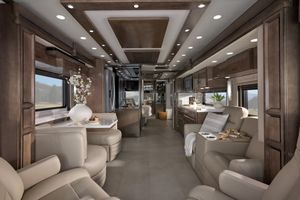 Front to back view inside the Newmar Mountain Aire