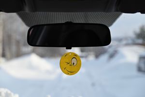 Rear view mirror air freshener