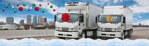 Transwest Isuzu Holiday Banner