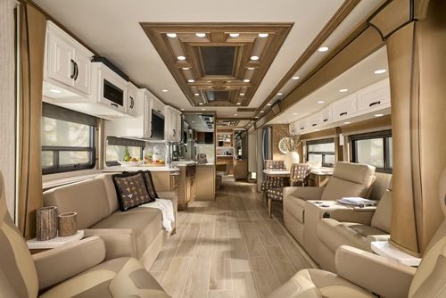 Front to back view inside the 2026 Newmar Dutch Star