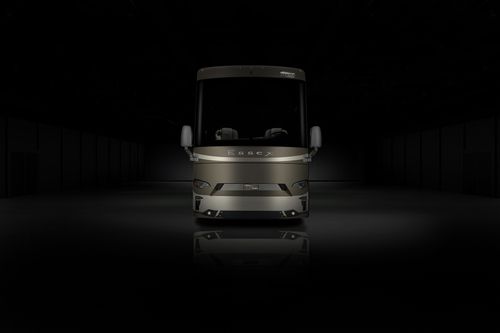 Exterior front of the 2025 Newmar Essex