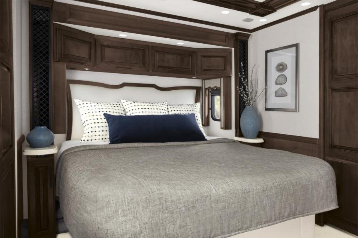 Bedroom inside the London Aire