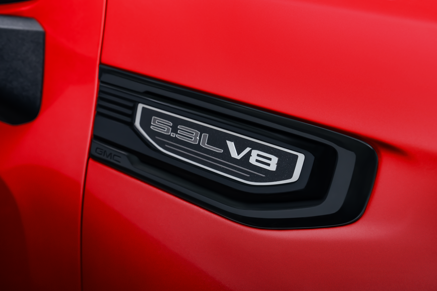 Engine on the GMC 1500