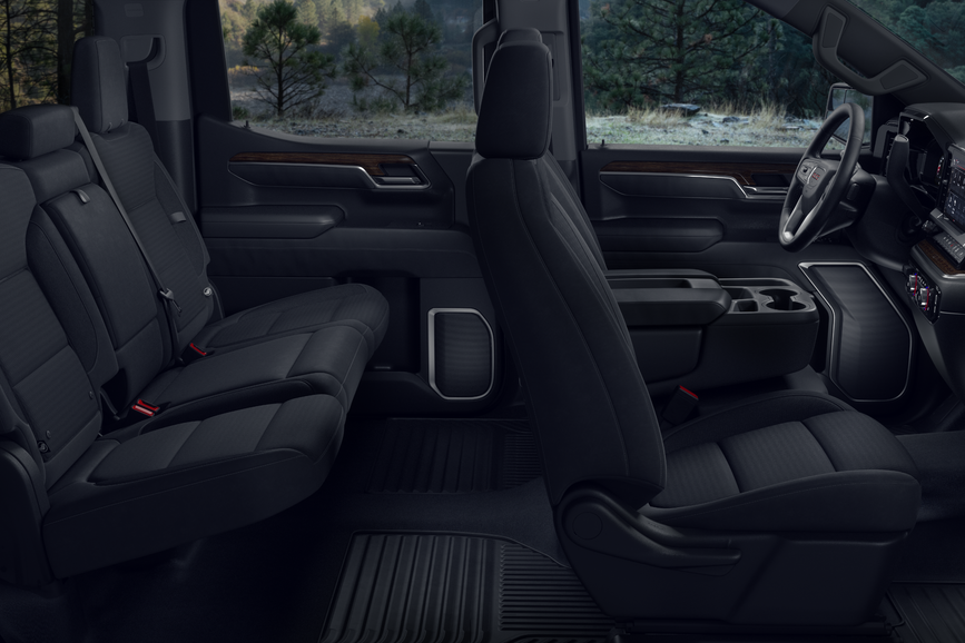 Interior of the  GMC Sierra 1500