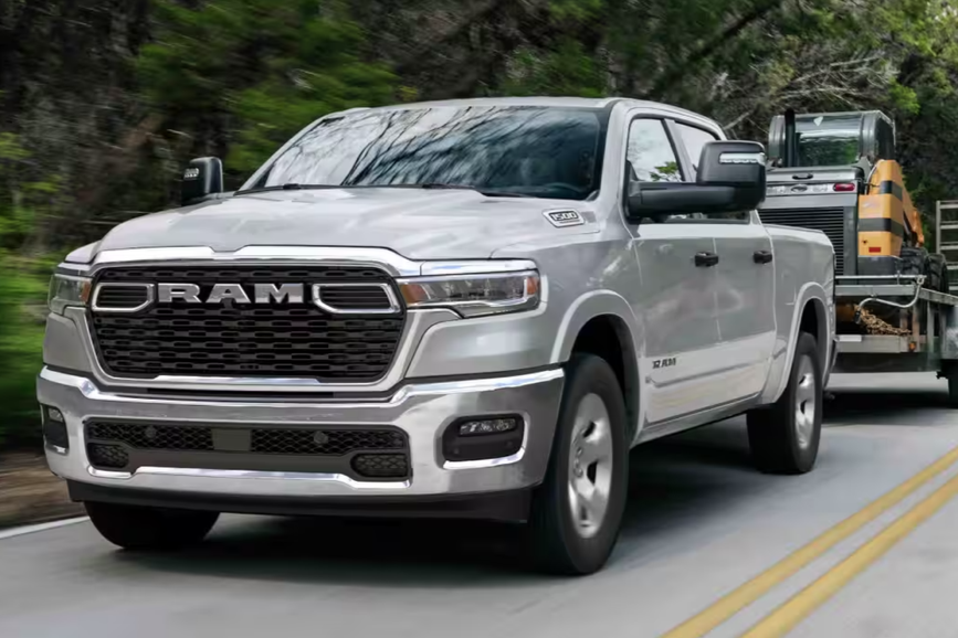 2026 Ram 1500 towing construction equipment 