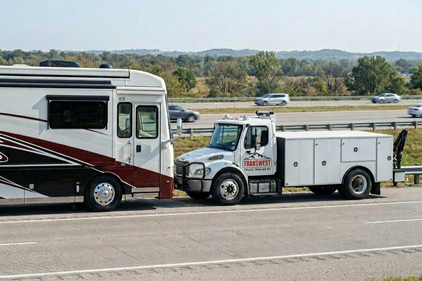Mobile service and repair truck