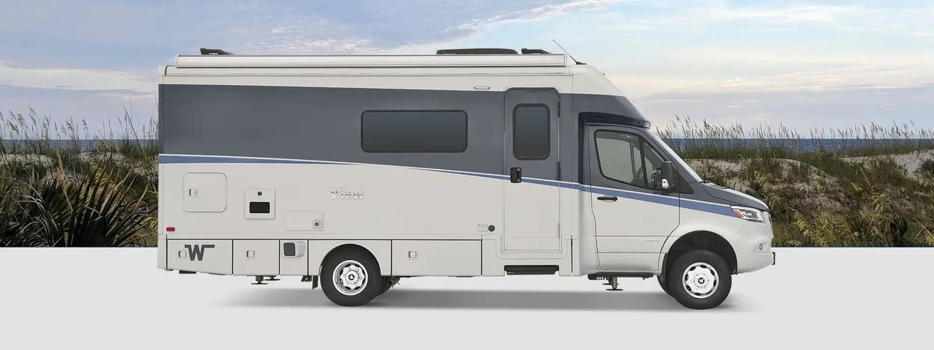 Side exterior view of the Navion