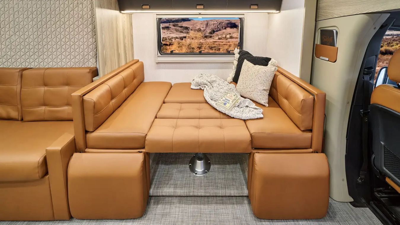 Navion dinette converted