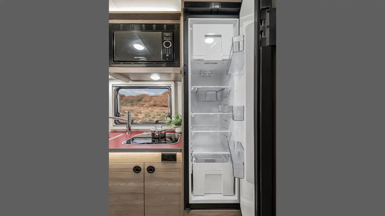 Empty refrigerator inside the EKKO