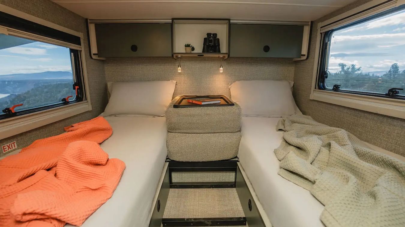 Interior EKKO Sprinter beds