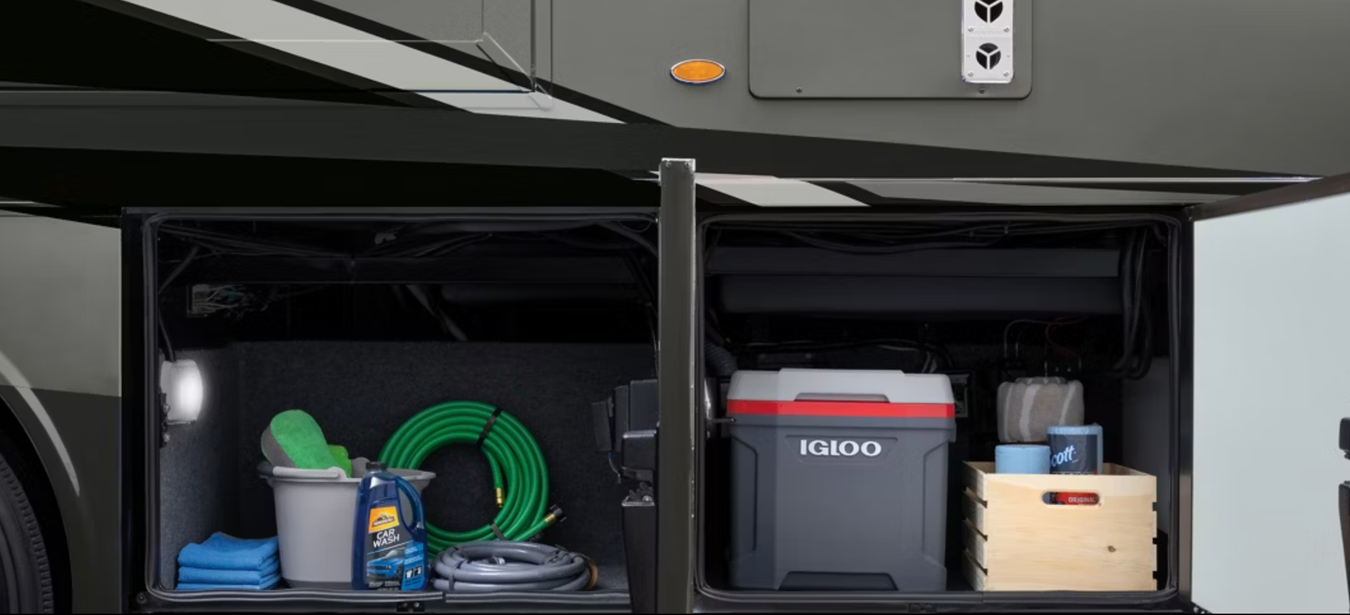 Exterior storage on the Canyon Star