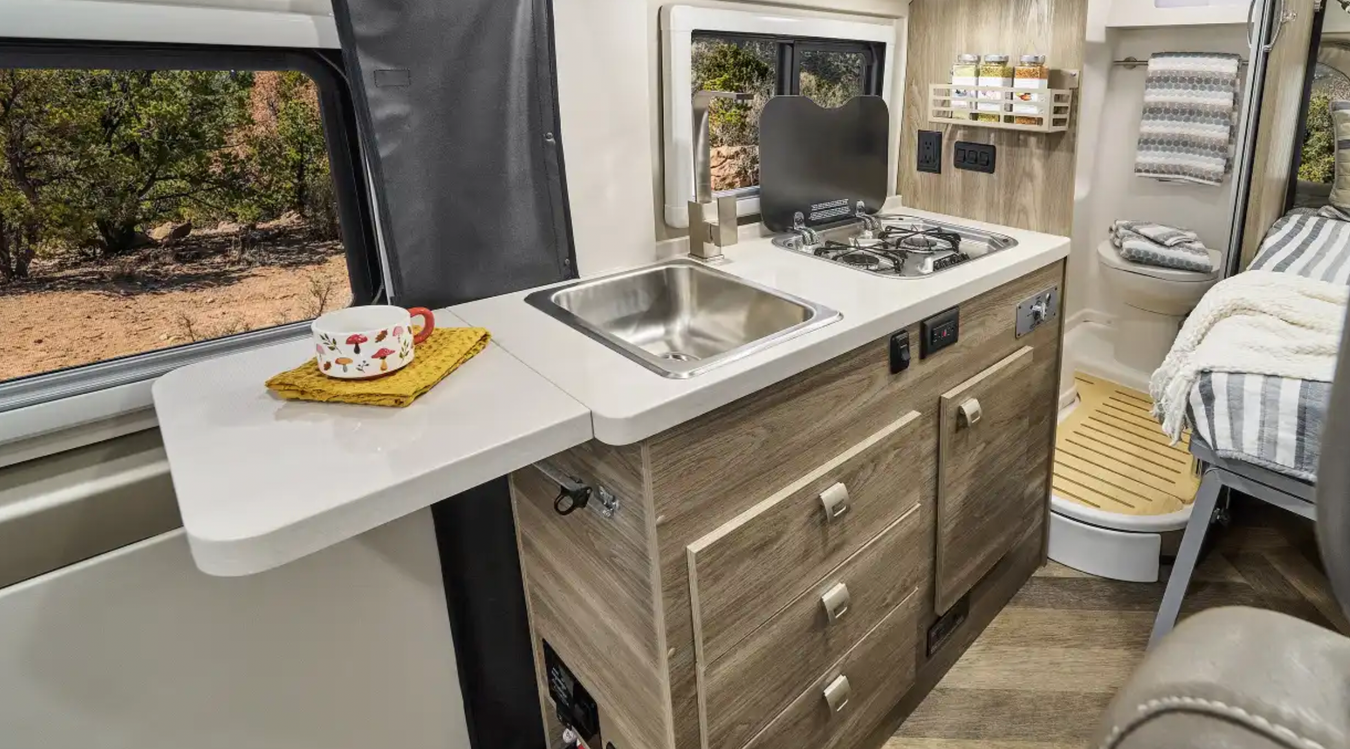 Winnebago Travato galley
