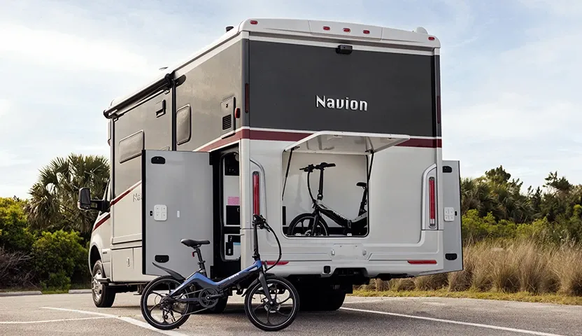 Storage in the Winnebago Navion