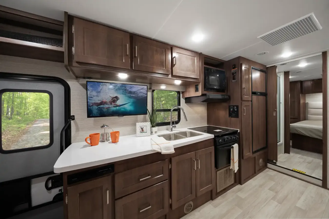The Winnebago Spirit&#039;s galley