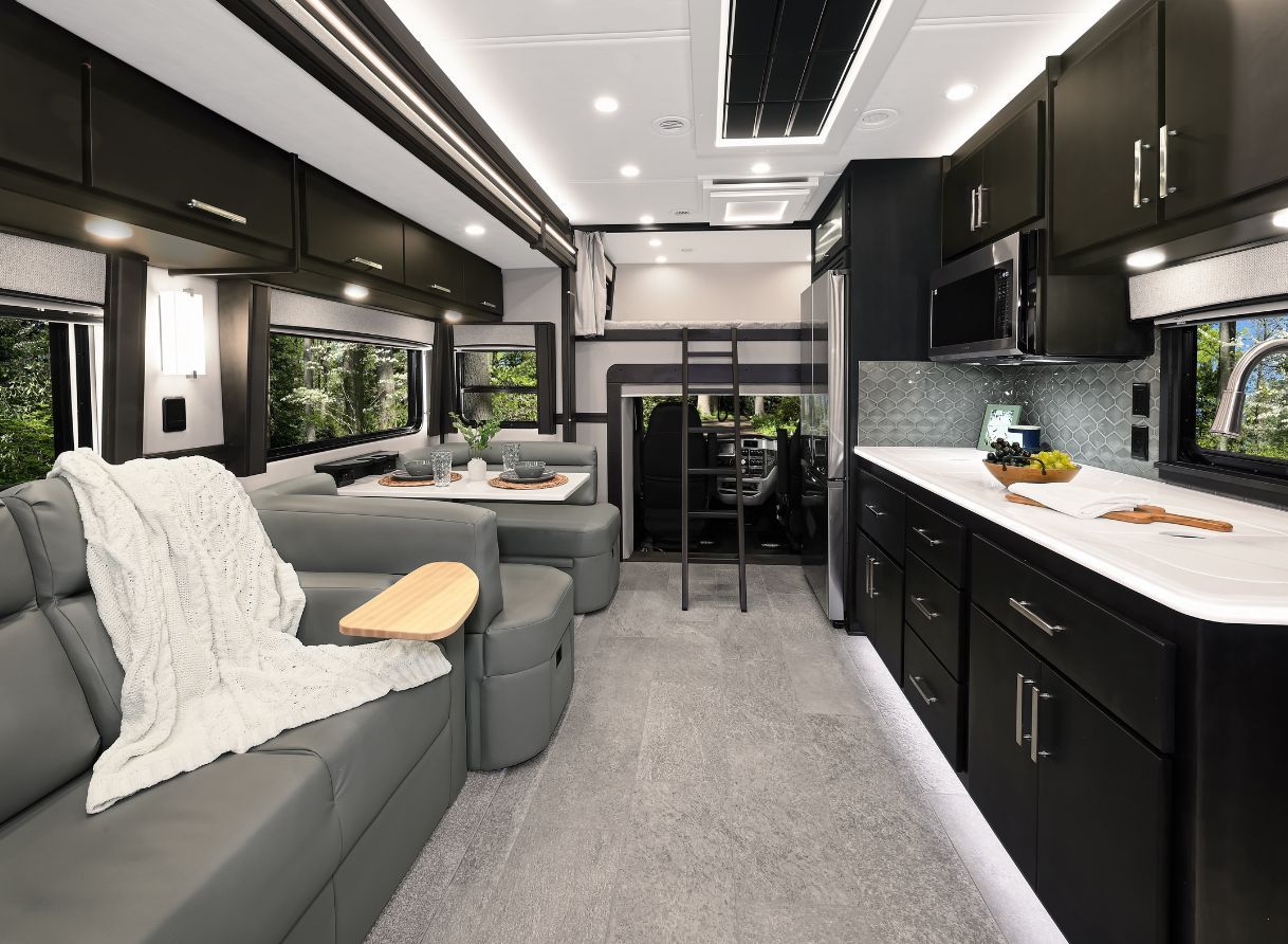 2026 Classic interior with seating and galley