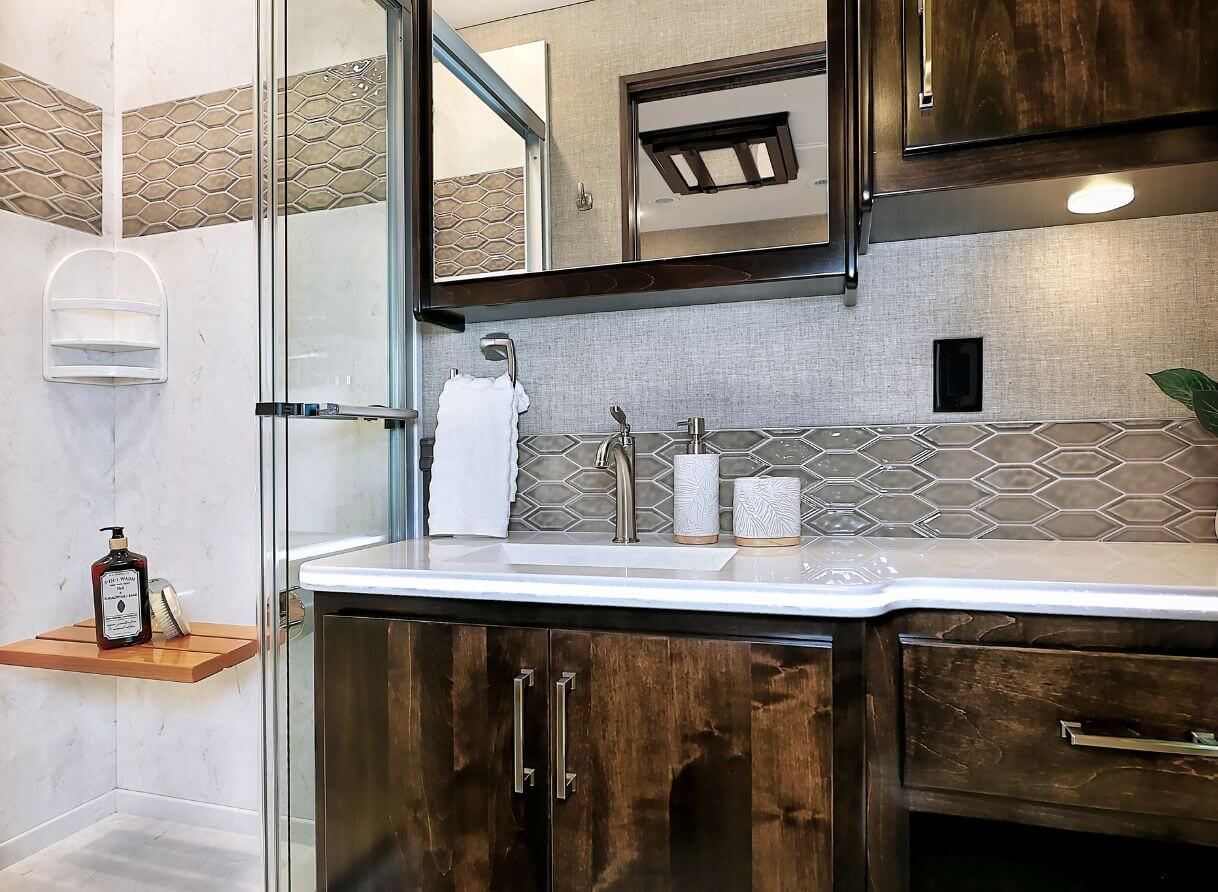 Bathroom in the 2025 Renegade Classic