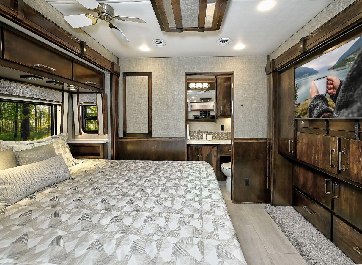 Bedroom in the 2025 Renegade Classic