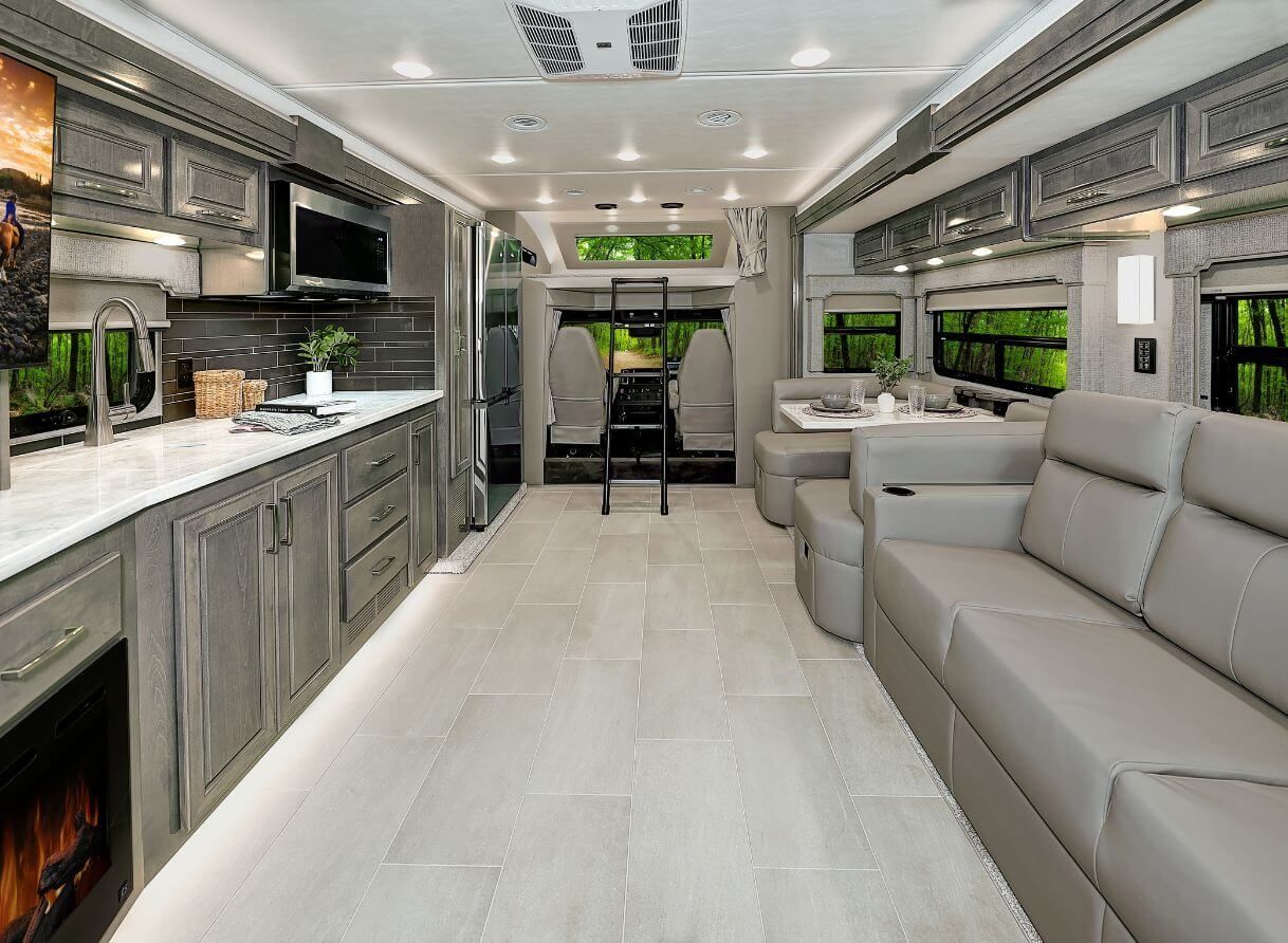 Back to front interior view of the 2025 Renegade Verona LE