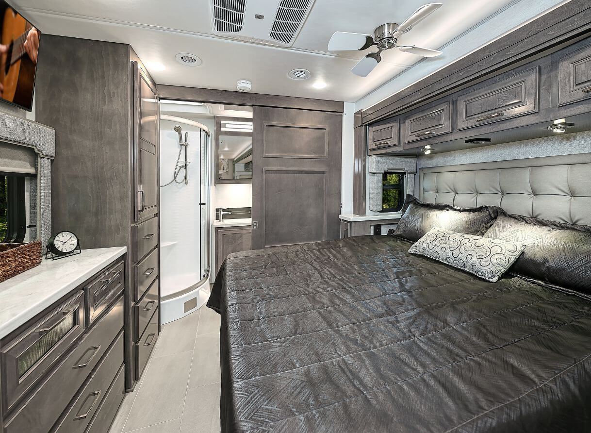 Bedroom in the 2025 Renegade Verona LE
