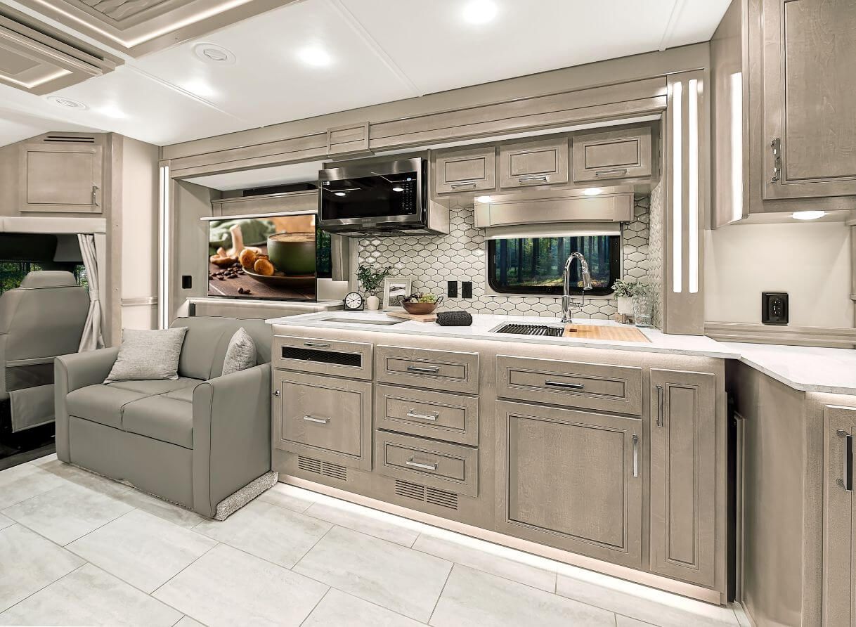 Kitchen in the 2025 Renegade XL
