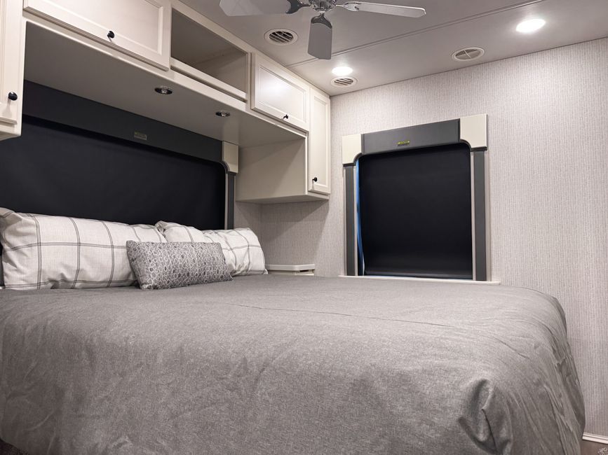 Bedroom in the 2026 Open Road Allegro