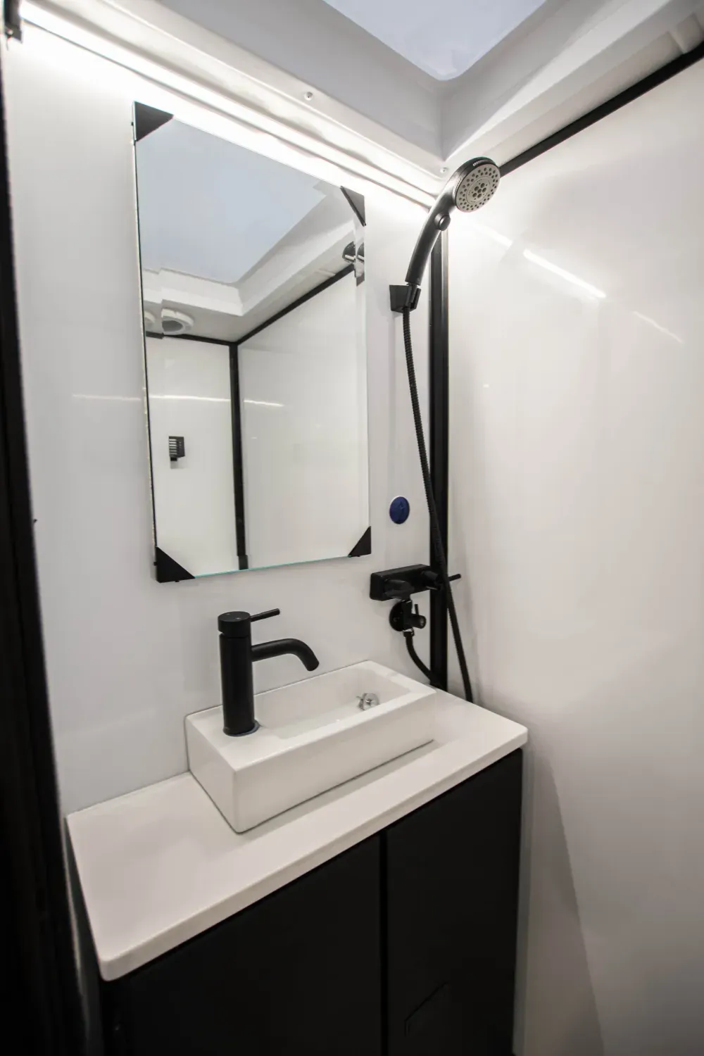 Sink and mirror in the 2026 Open Trail