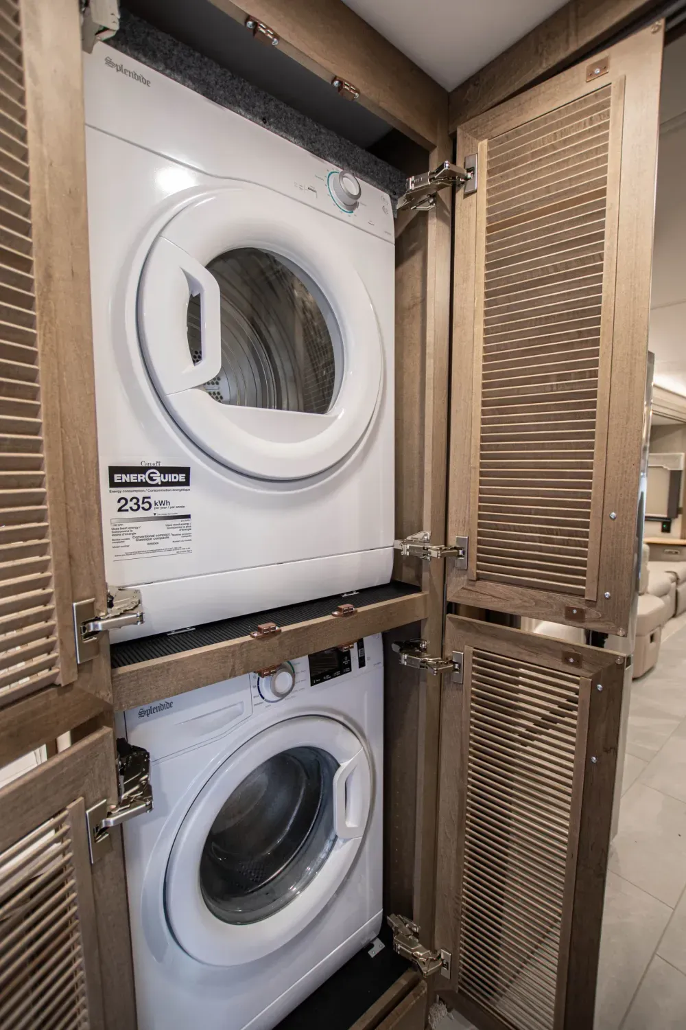 Washer and dryer in the 2026 Renegade Verona LE