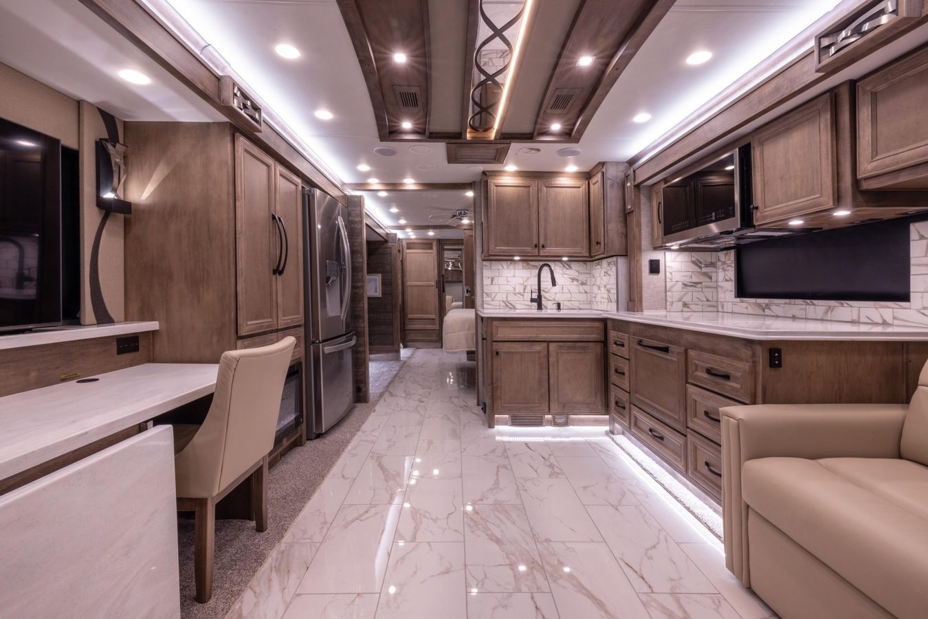 Interior image of the 2025 Tiffin Phaeton 