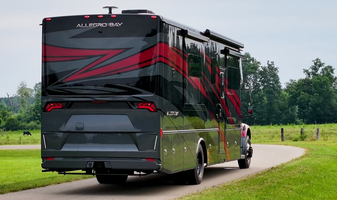 Outside image of the 2025 Tiffin Allegro Bay