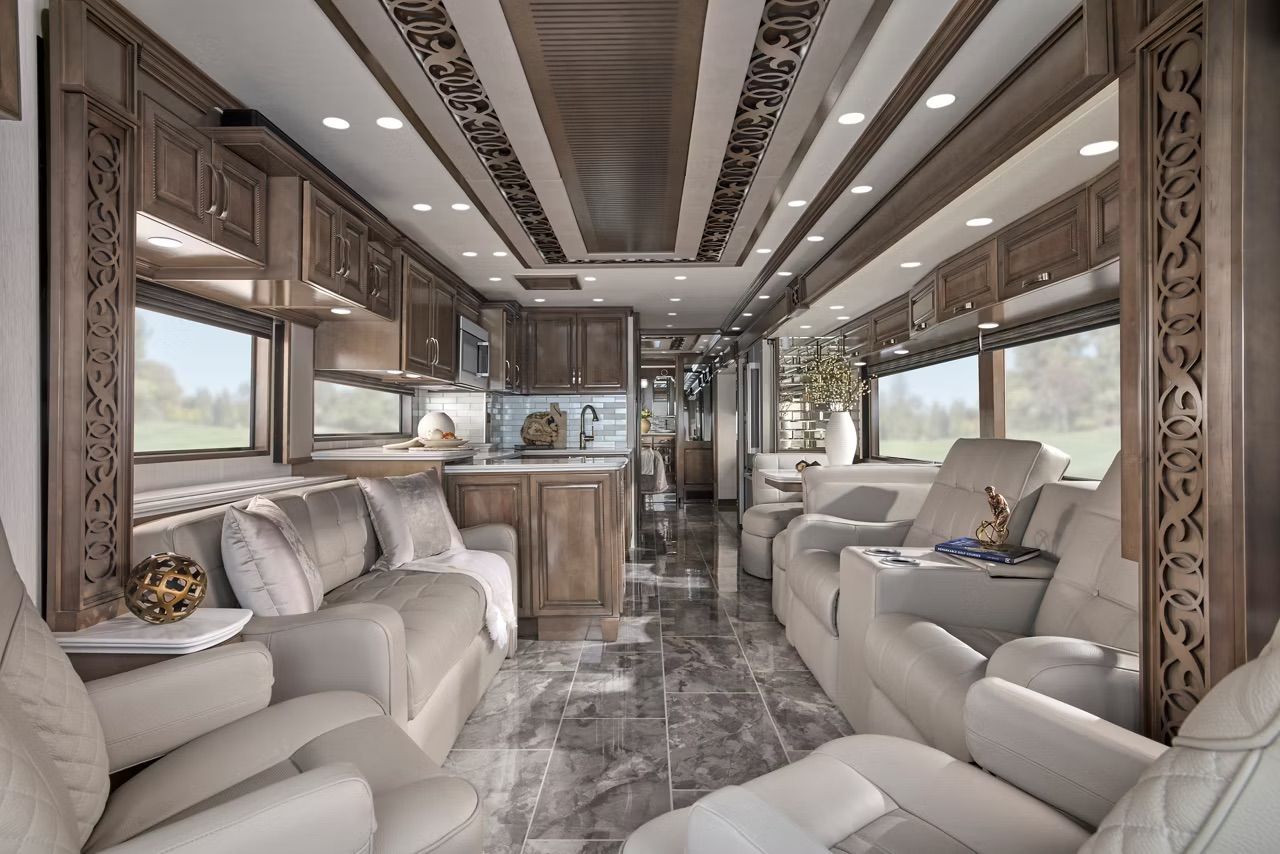 Front to back inside the Essex