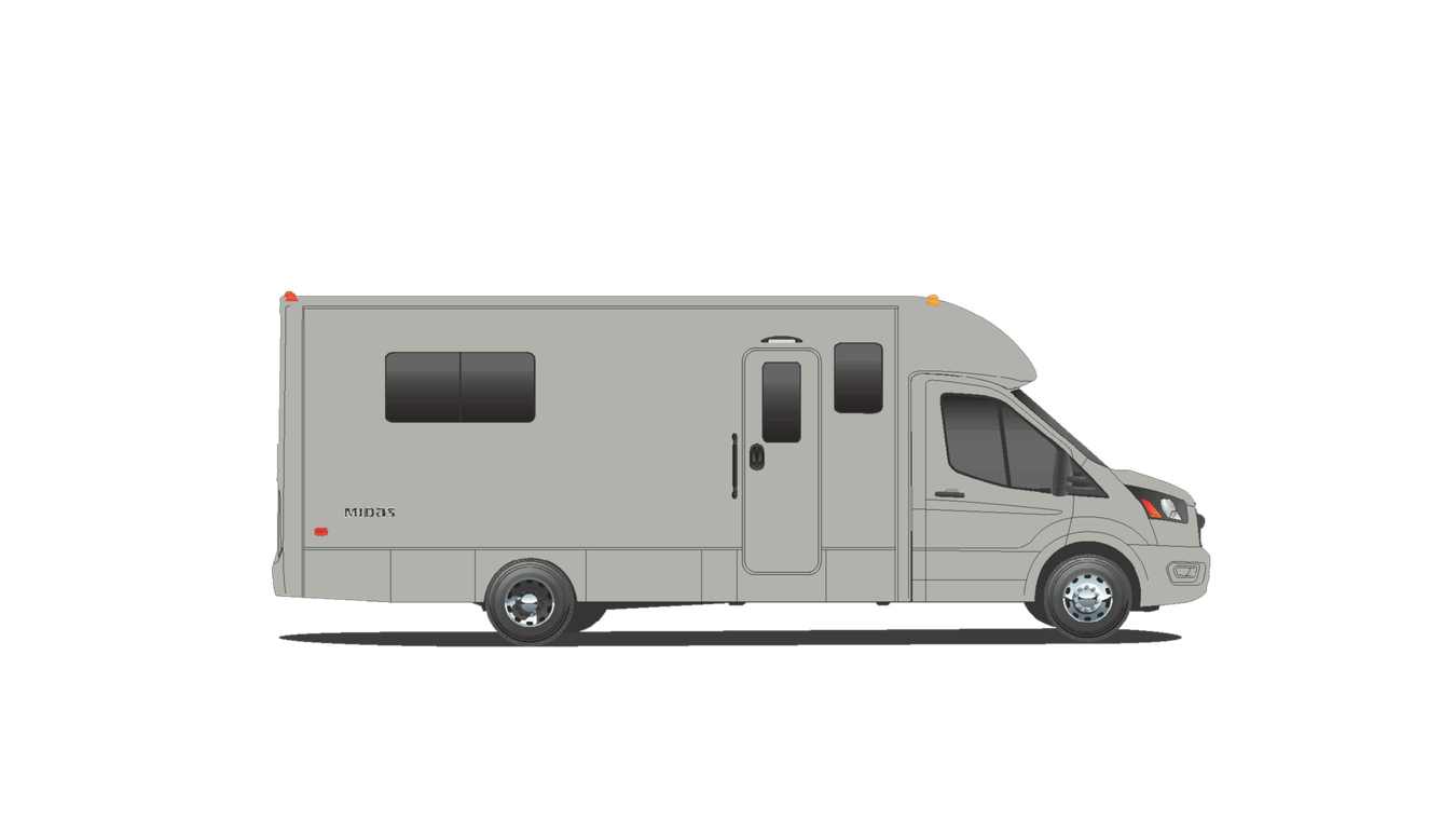 Exterior of the Midas