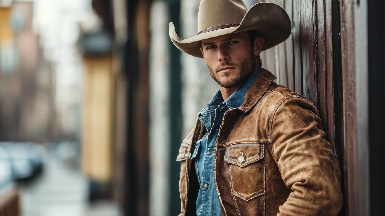 Person with cowboy hat