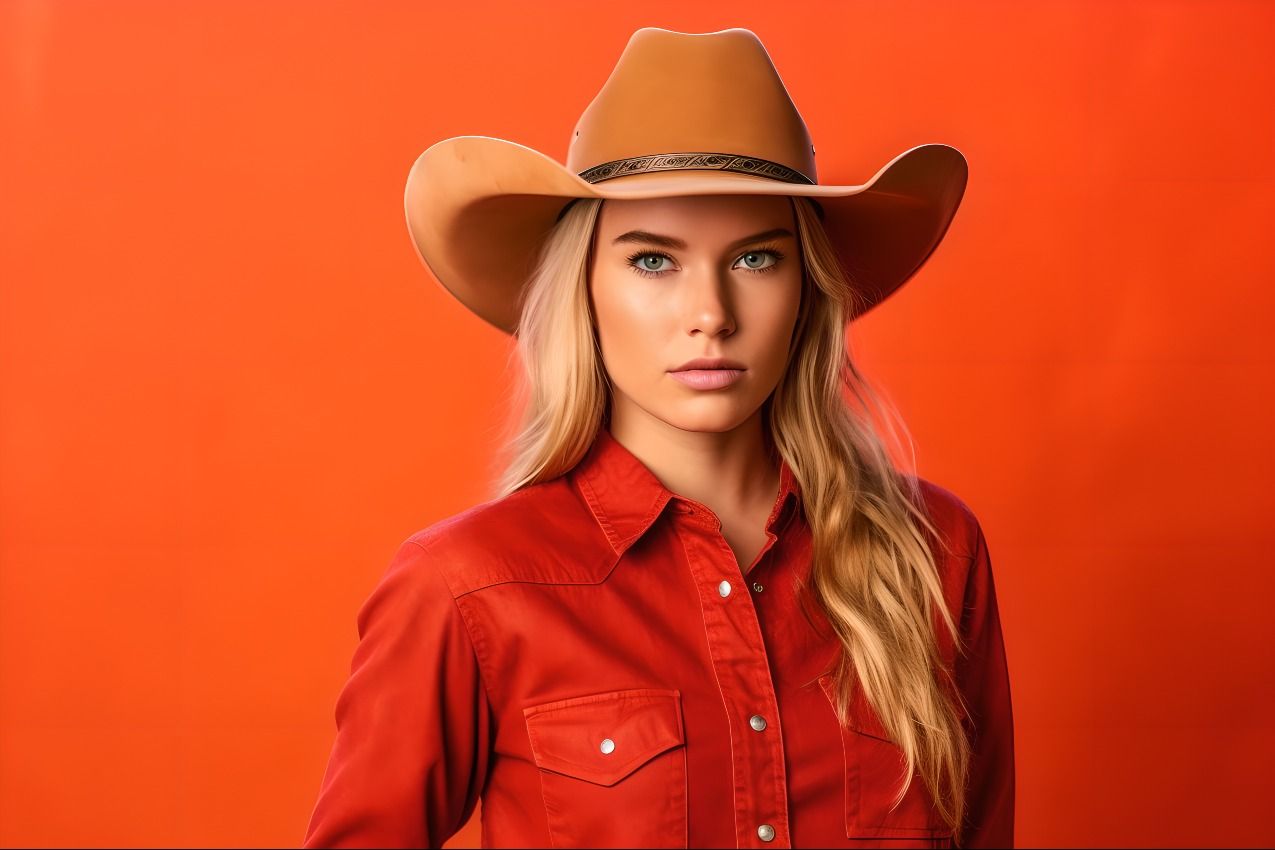 Person with cowboy hat