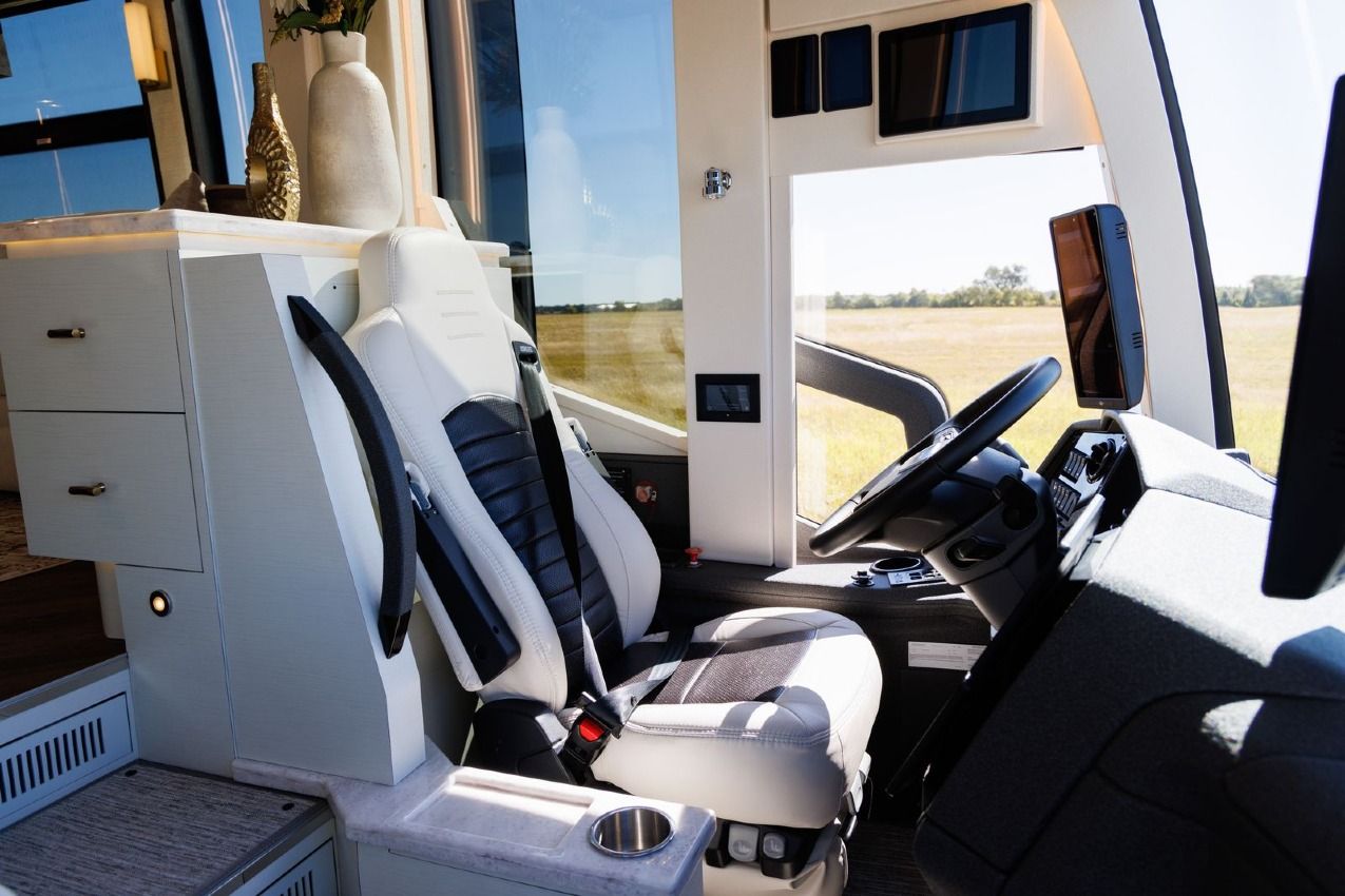 Prevost H3 Drivers Compartment