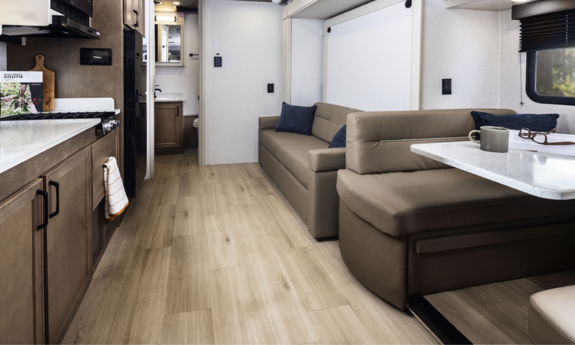 2027 Renegade Villagio living room view looking at the couch