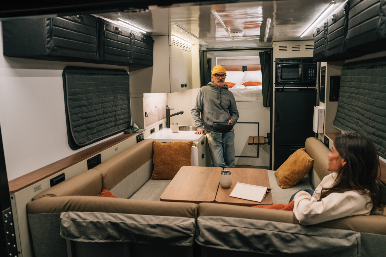 Interior shot of the Arka
